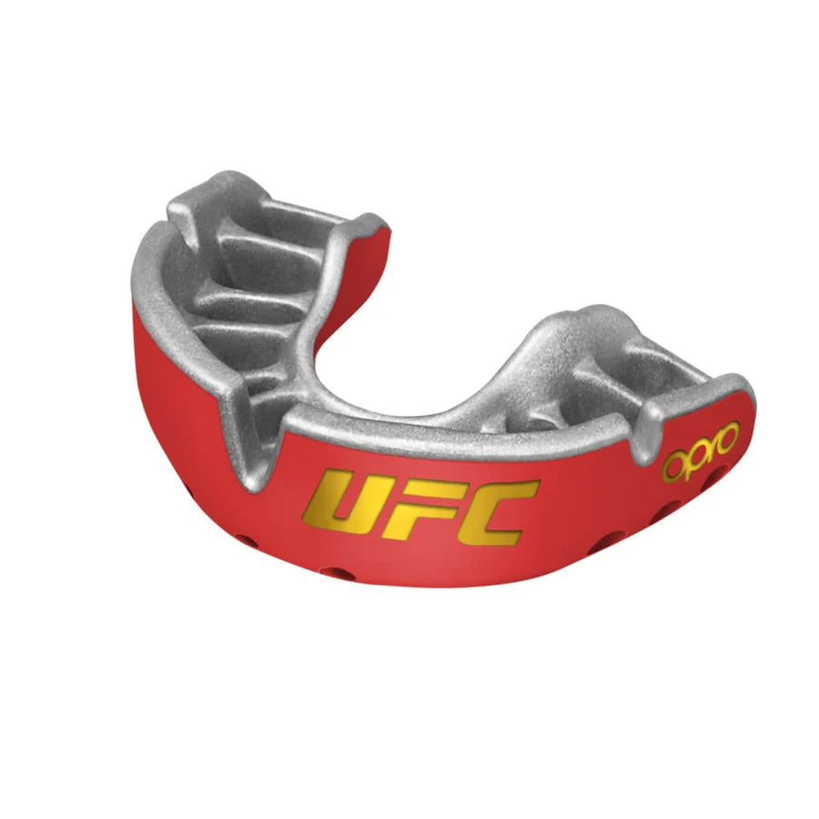 OPRO Gold UFC Fogvédő - Felnőtteknek - Piros/Ezüst