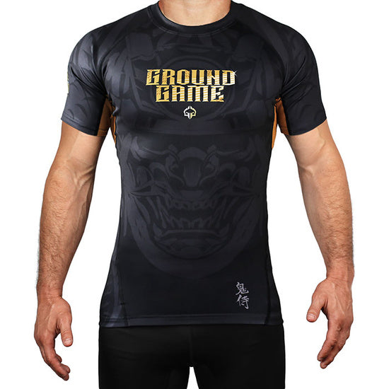 GROUND GAME Oni Samurai Rövid Ujjú Rashguard