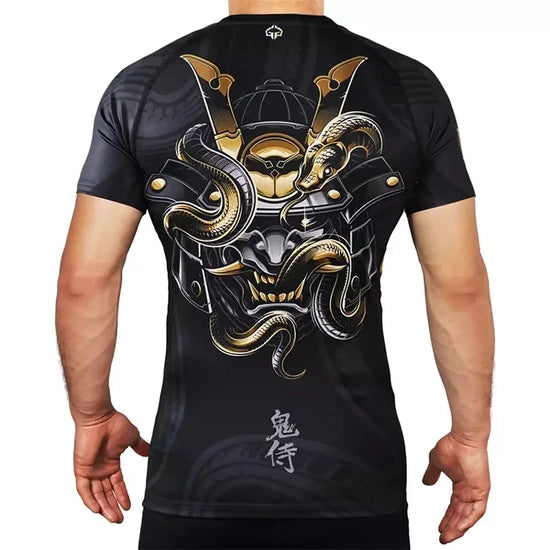 GROUND GAME Oni Samurai Rövid Ujjú Rashguard