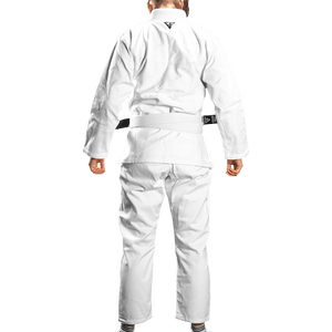 Kimono Femei Brazilian Jiu Jitsu GROUND FORCE Basic Gi V2 - Alb