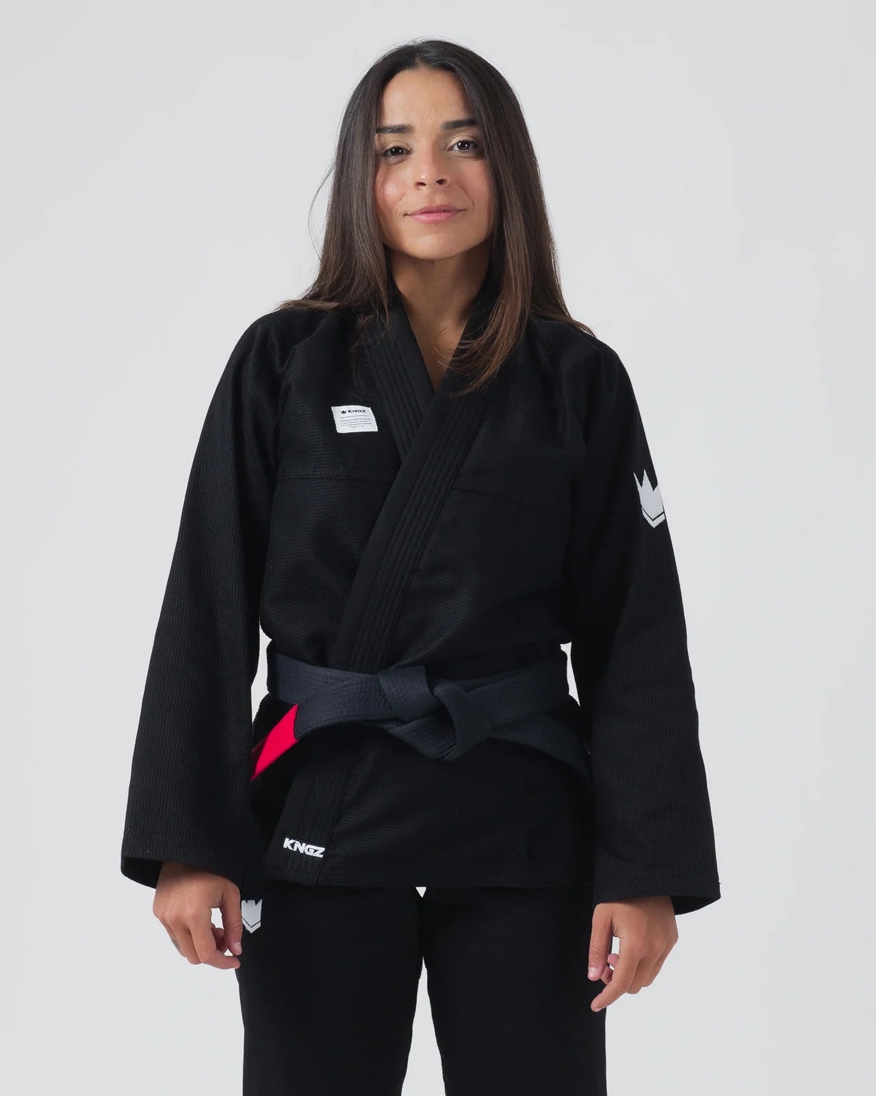 Kimono Femei Brazilian Jiu Jitsu KINGZ Kore V2 - Negru