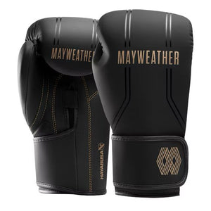 Manusi Box HAYABUSA X MAYWEATHER Contender - Negru / Auriu
