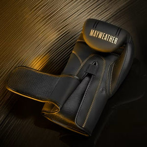 Manusi Box HAYABUSA X MAYWEATHER Contender - Negru / Auriu