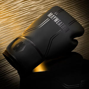 Manusi Box HAYABUSA X MAYWEATHER Contender - Negru / Negru