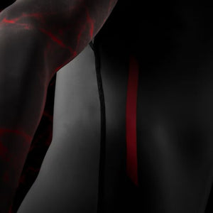 Rashguard Maneca Lunga HAYABUSA X UFC - Negru / Rosu