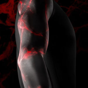 Rashguard Maneca Lunga HAYABUSA X UFC - Negru / Rosu