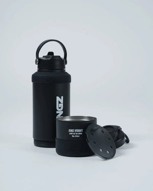 Sticla Apa Metal KINGZ Classic - Neagra