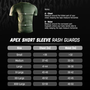 Rashguad Maneca Scurta HAYABUSA Apex - Alb