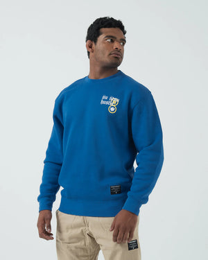 KINGZ Hoodie/Sweatshirt Bluza KINGZ Fearless Crew - Albastra