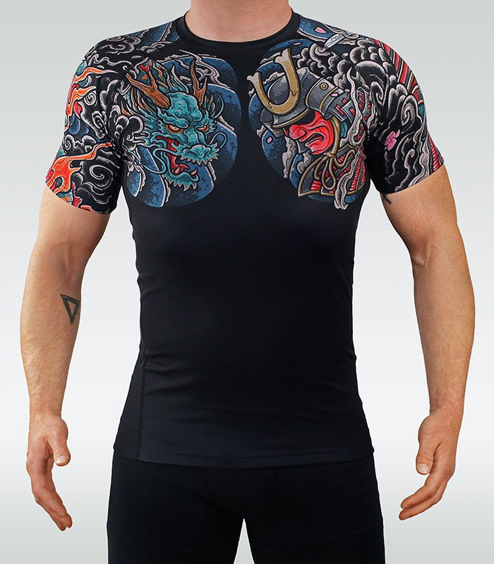 GROUND GAME Bushido 3.0 rövid ujjú rashguard