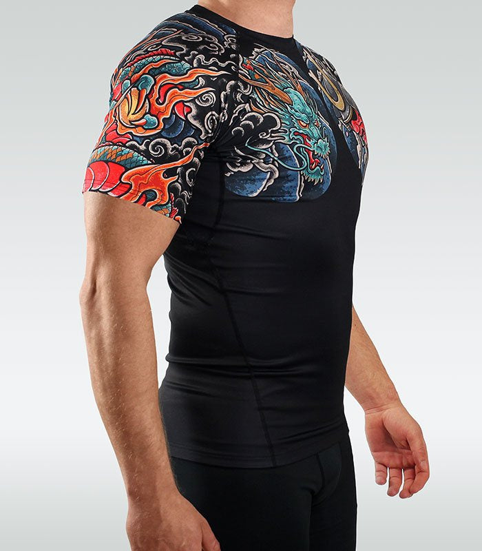 GROUND GAME Bushido 3.0 rövid ujjú rashguard