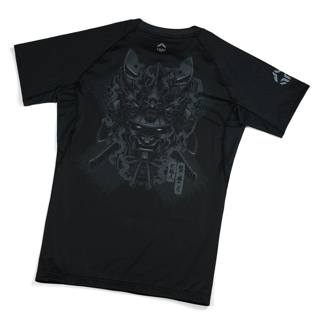GROUND GAME Samurai Shadow Rövid Ujjú Rashguard - Fekete