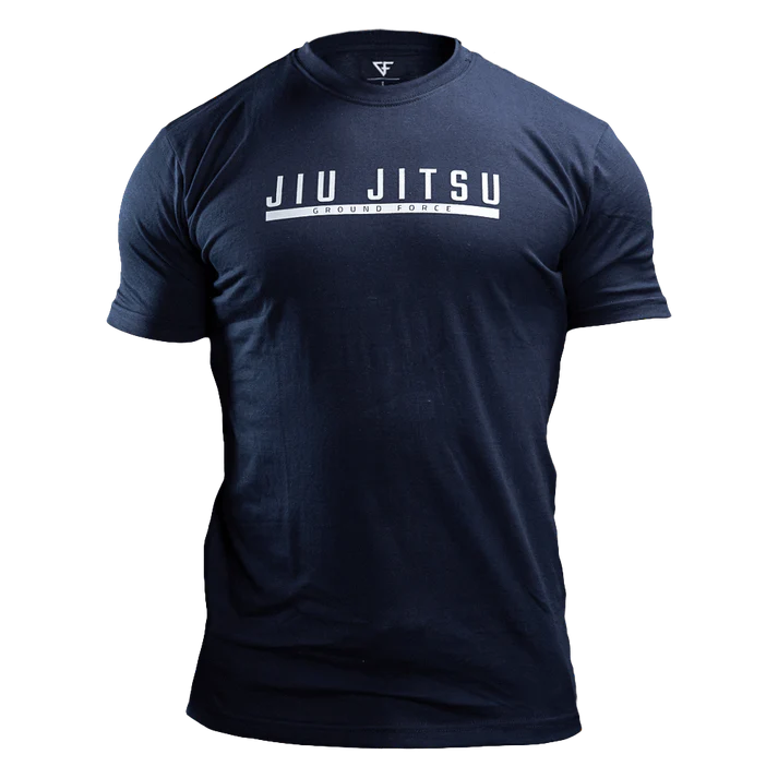 GROUND FORCE Jiu Jitsu V2 Póló - Sötétkék