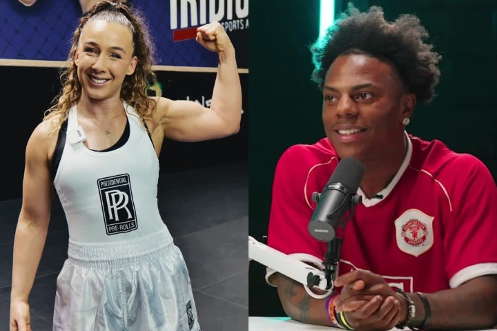 (VIDEO) iShowSpeed invata pe pielea lui diferenta dintre amatori si luptatori UFC