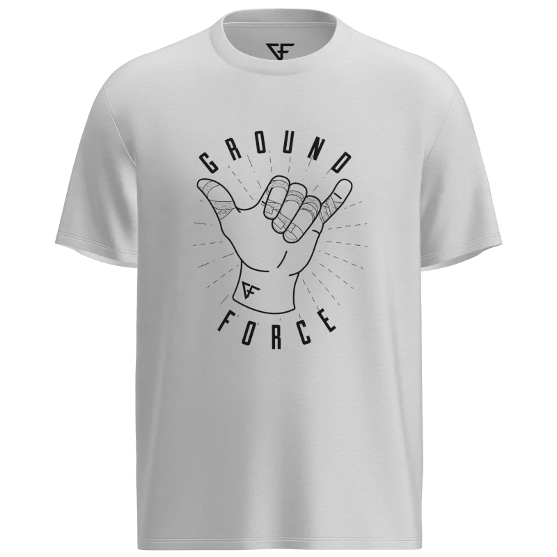 GROUND FORCE Hang Loose póló - Fehér
