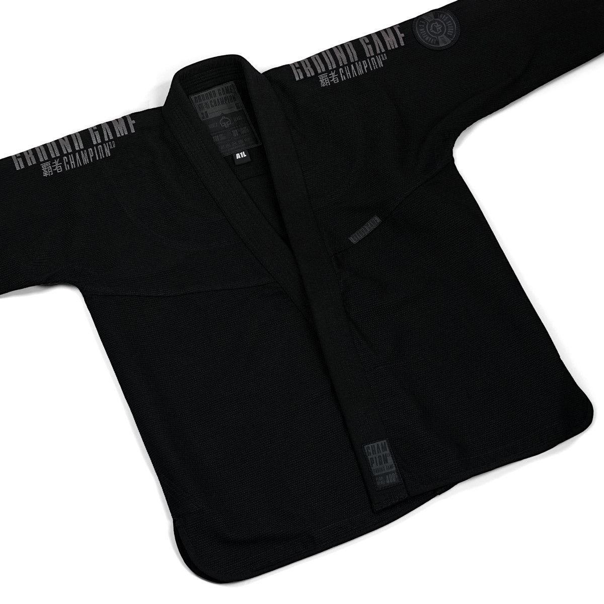 Kimono Brazilian Jiu Jitsu GROUND GAME Champion 3.0 Shadow - Negru