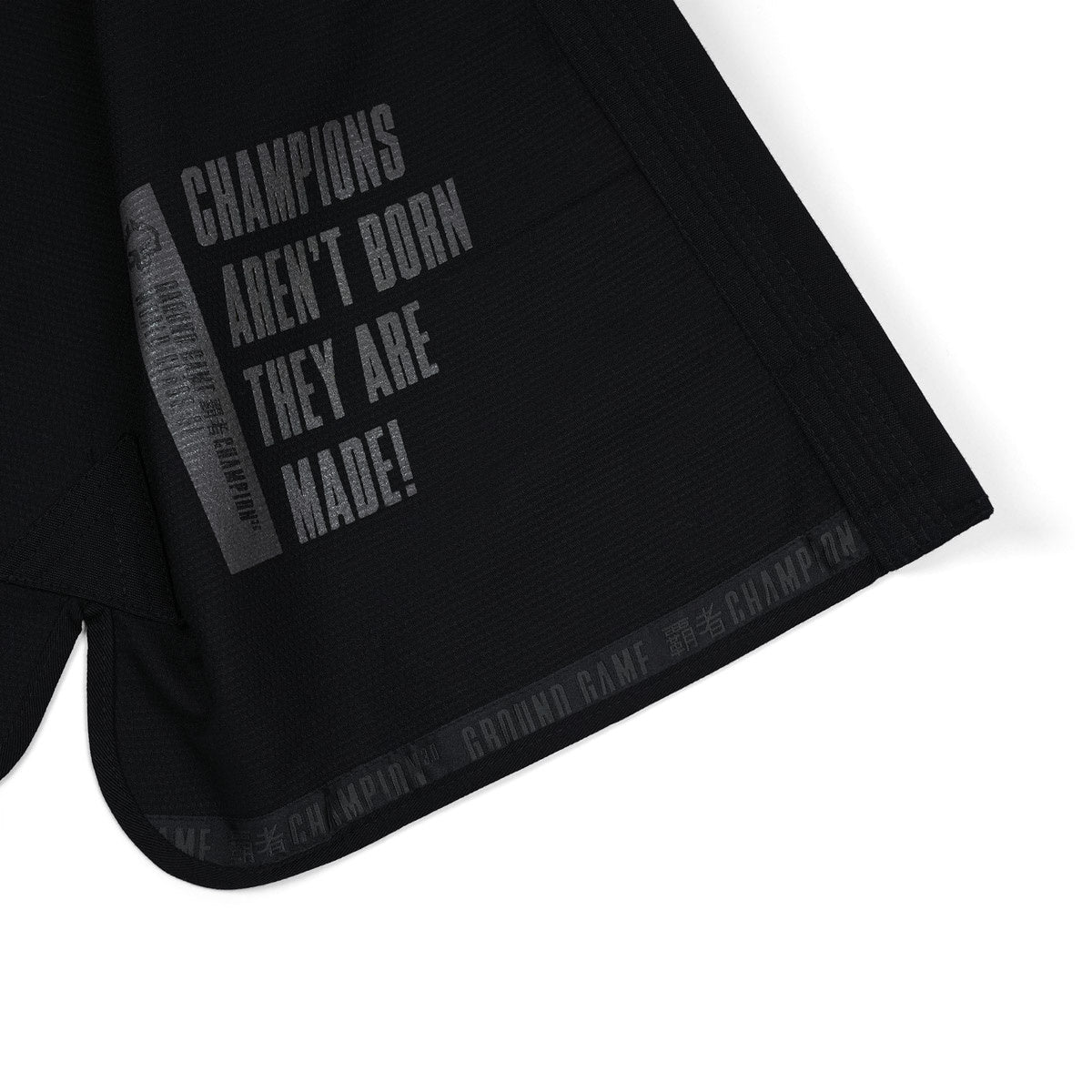 Kimono Brazilian Jiu Jitsu GROUND GAME Champion 3.0 Shadow - Negru