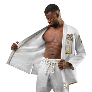 Kimono Brazilian Jiu Jitsu HAYABUSA Ascend Lightweight - Alb
