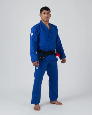 Kimono Brazilian Jiu Jitsu  KINGZ The ONE V2 - Albastru