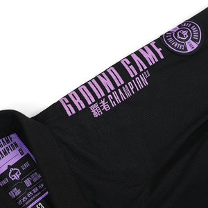 Kimono Femei Brazilian Jiu Jitsu GROUND GAME Champion 3.0  Lavender - Negru