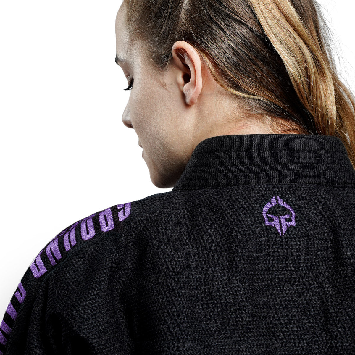 Kimono Femei Brazilian Jiu Jitsu GROUND GAME Champion 3.0  Lavender - Negru