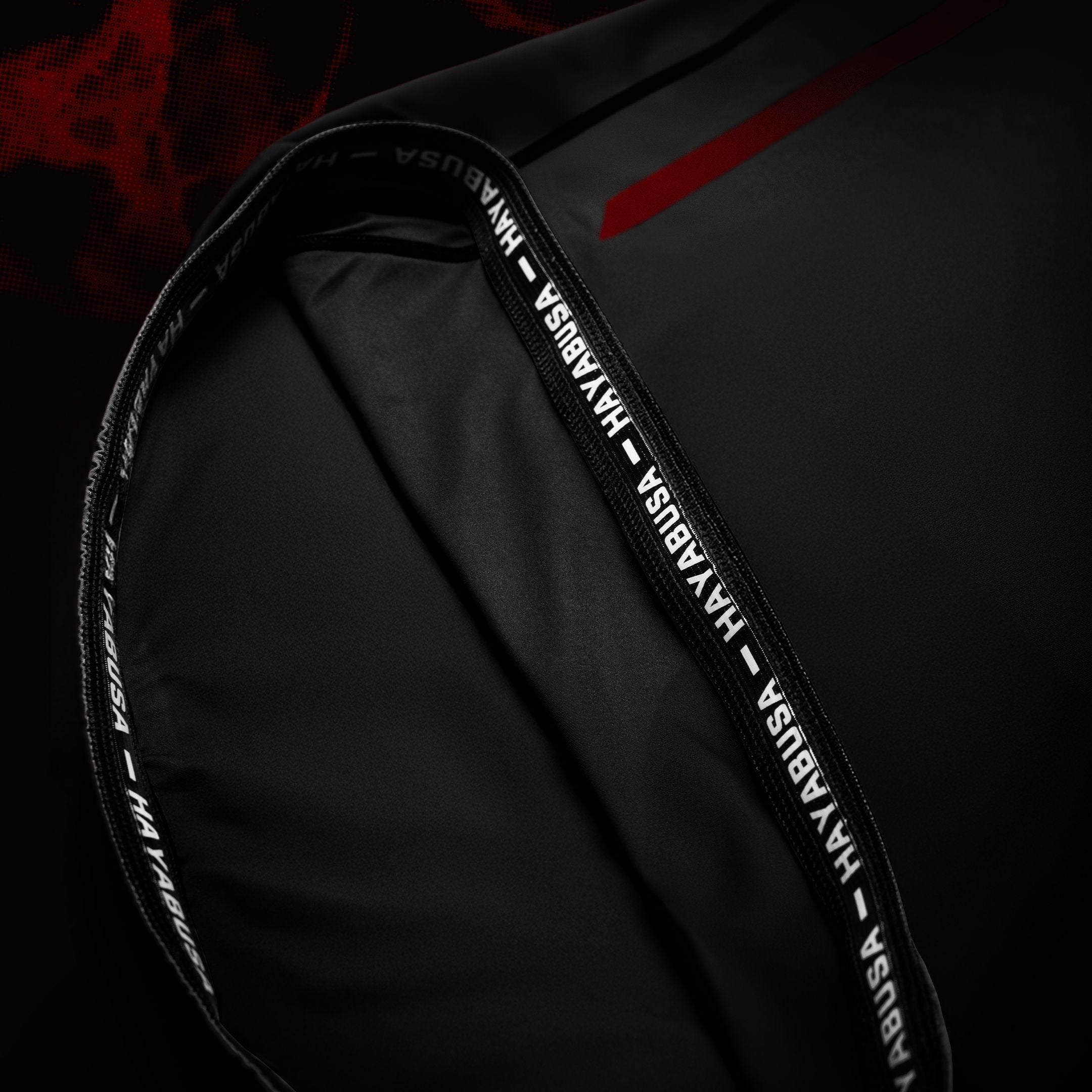 Rashguad Maneca Scurta HAYABUSA X UFC - Negru / Rosu
