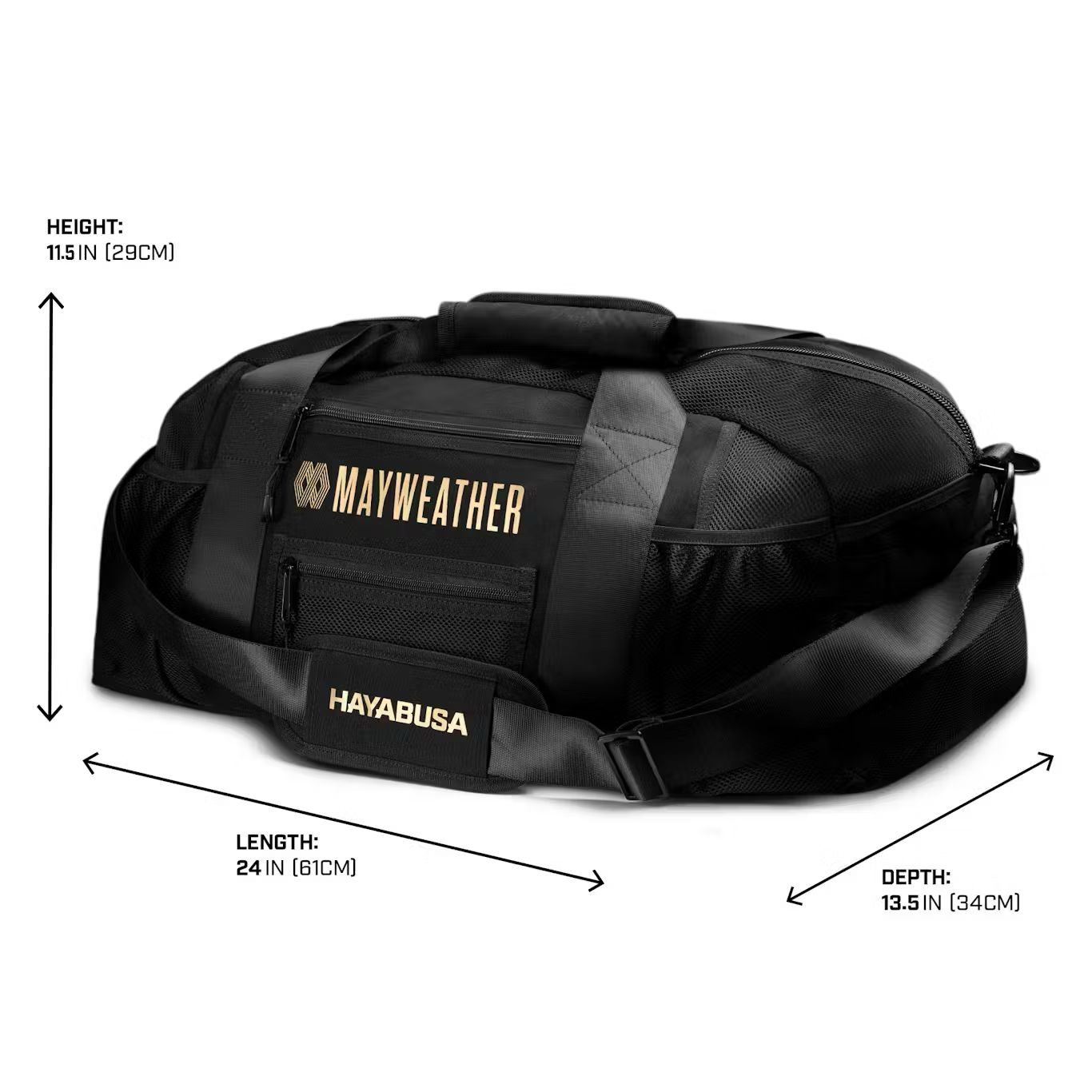 Geanta HAYABUSA Mayweather Mesh - Negru / Gold