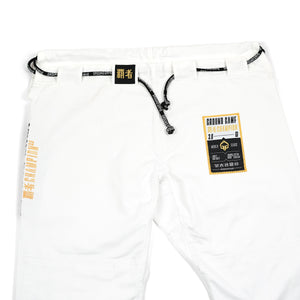 Ground Game BJJ GI Kimono Brazilian Jiu Jitsu GROUND GAME Champion 3.0 - Alb
