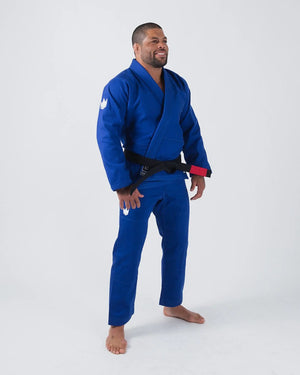 KINGZ Kimono Brazilian Jiu Jitsu KINGZ The One - Albastru