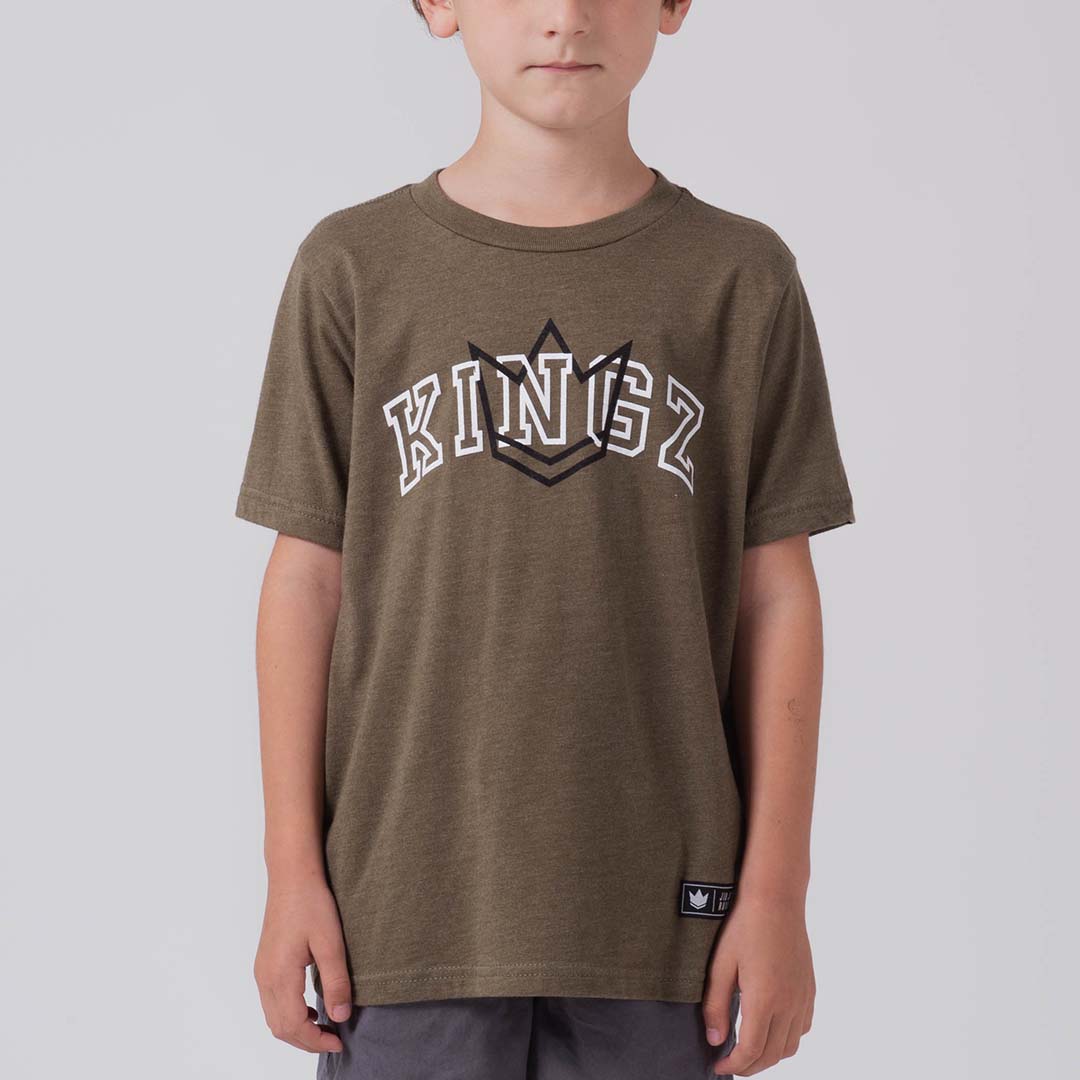Kingz Kingz College Kids Tee Green